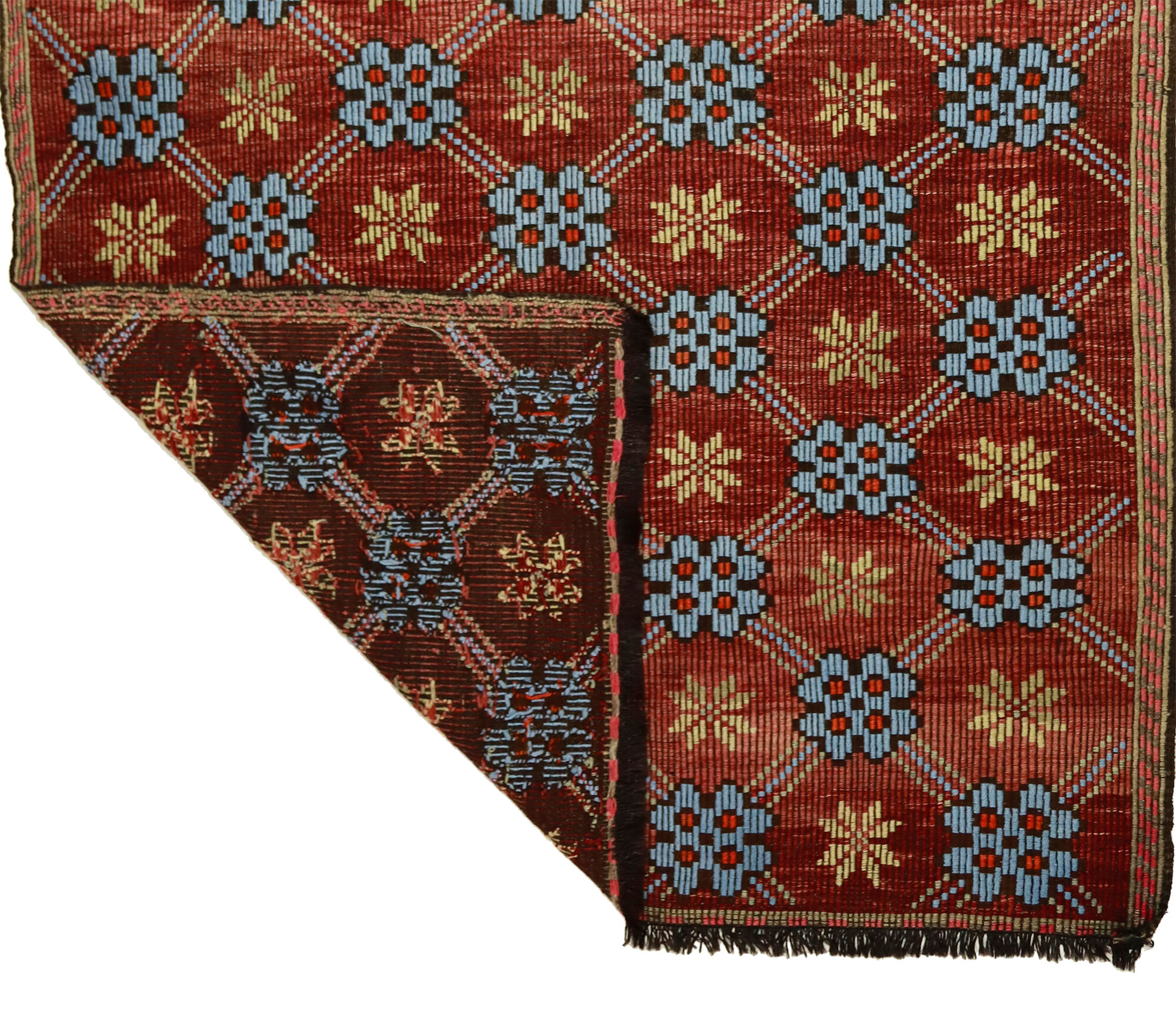 Anatolian handmade kilim rug 260 cm x 166 cm