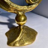 Amadeo sculptural bronze chandelier for Fondica