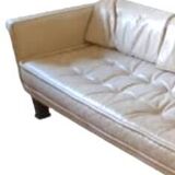 Tufted leather sofa, leather sofa
