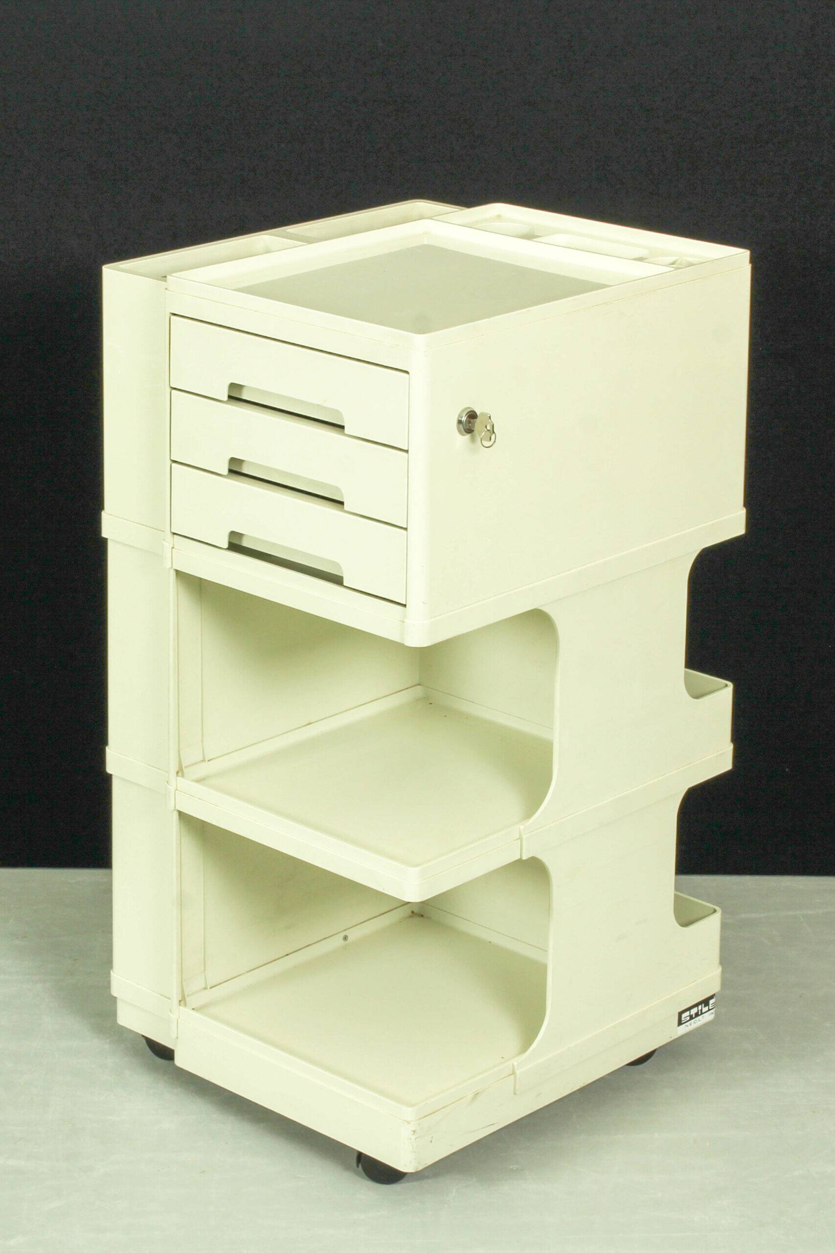 Mid-century artist's trolley for Stile Neolt by Giovanni Pelis, 1970s