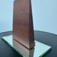 Art Deco engraved tabletop mirror