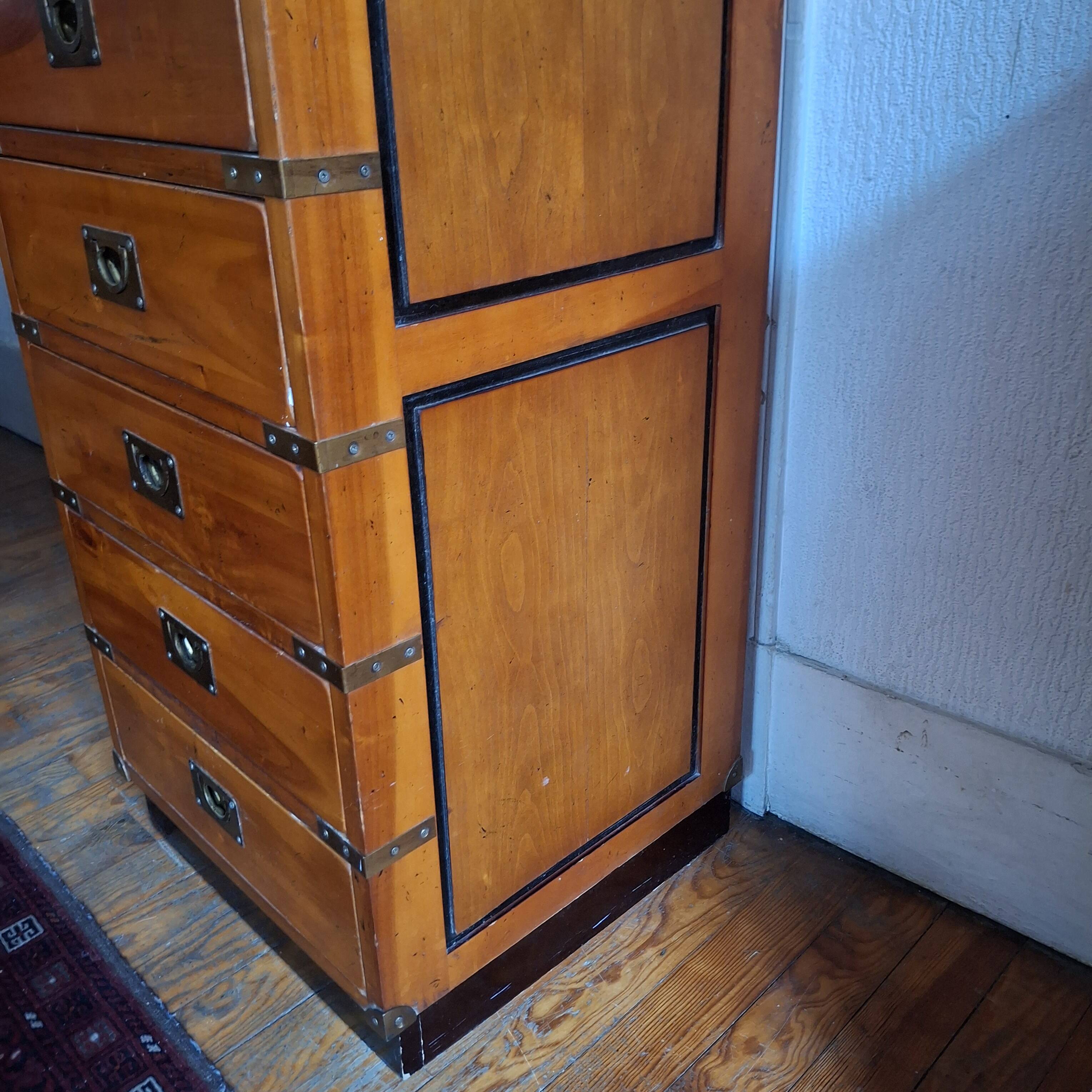Nautical style chest of drawers.