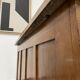 Oak and veneer counter or desk