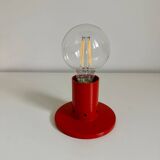 Goro red wall or ceiling light by Sergio Mazza Quattrifolio design