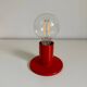 Goro red wall or ceiling light by Sergio Mazza Quattrifolio design
