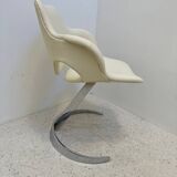 Euro Steel Furniture Idée 2000 Table and Chairs Set Boris Tabacoff
