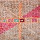 Raspberry Pink Tribal Vintage Runner Rug, Turkish Hallway Carpet,102x322 Cm