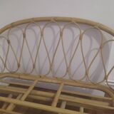 Rattan basket bed