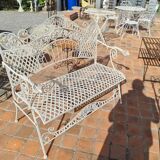 iron garden bench