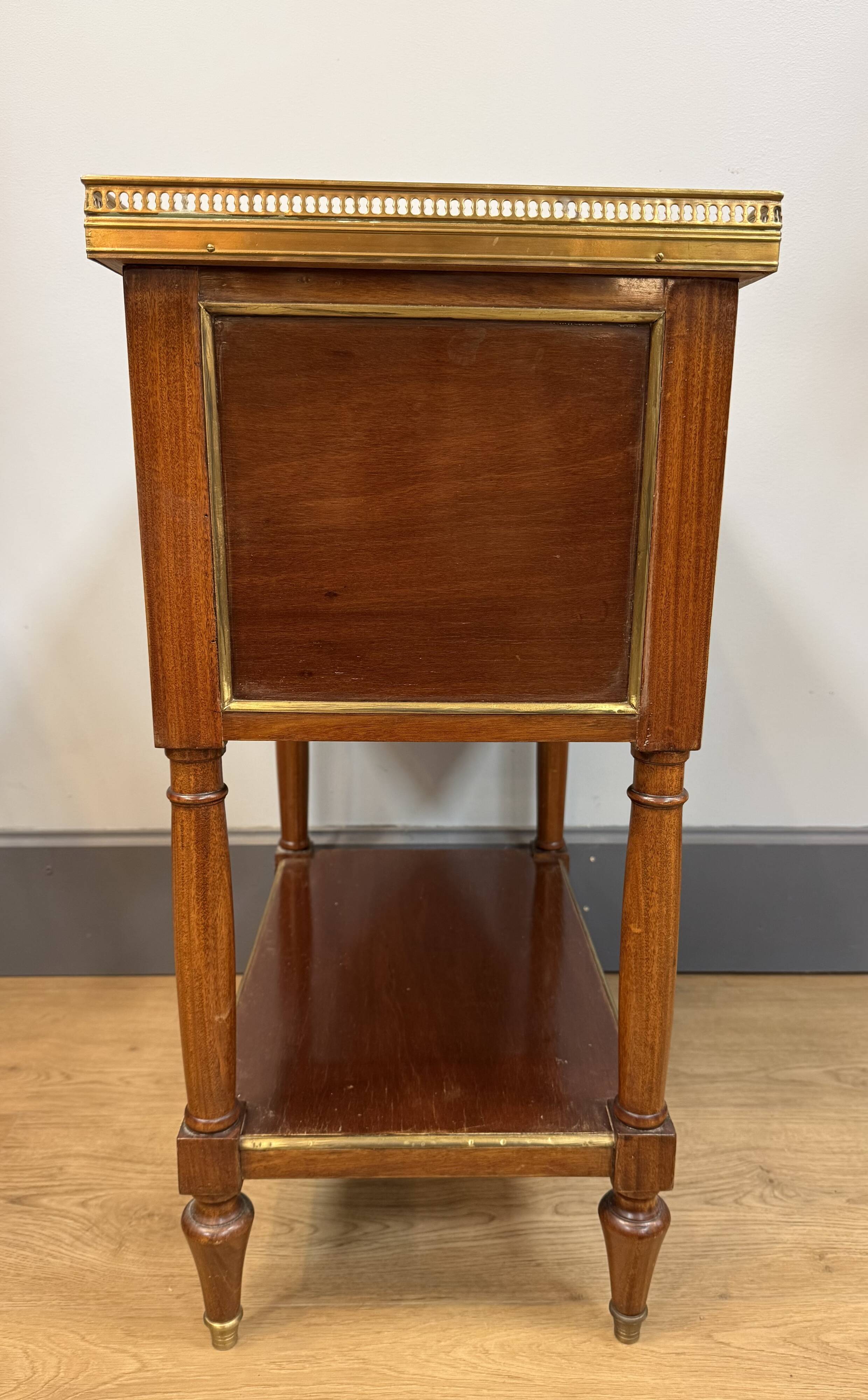 Mahogany chiffonnier in Louis XVI style.
