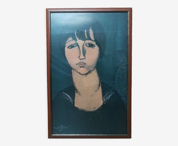 Portrait femme illustration reproduction