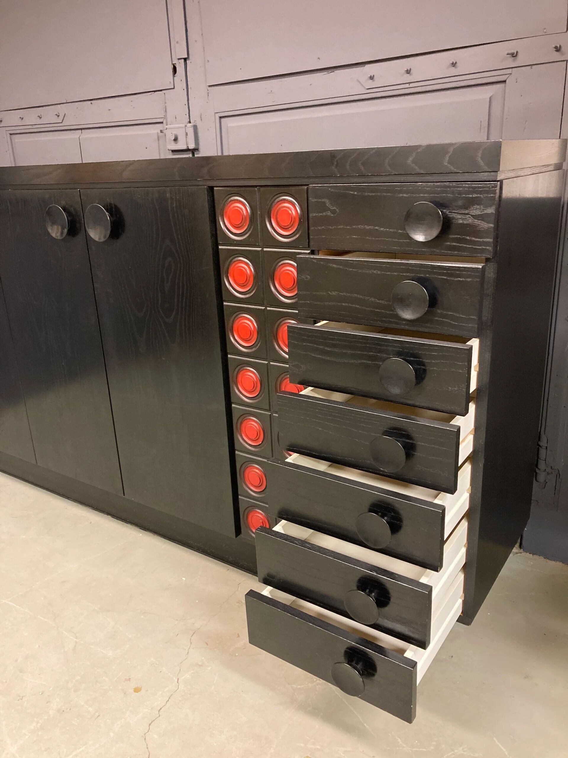 Vintage brutalist high-board 1970s