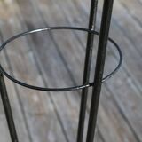 Black metal tripod floor lamp 1950