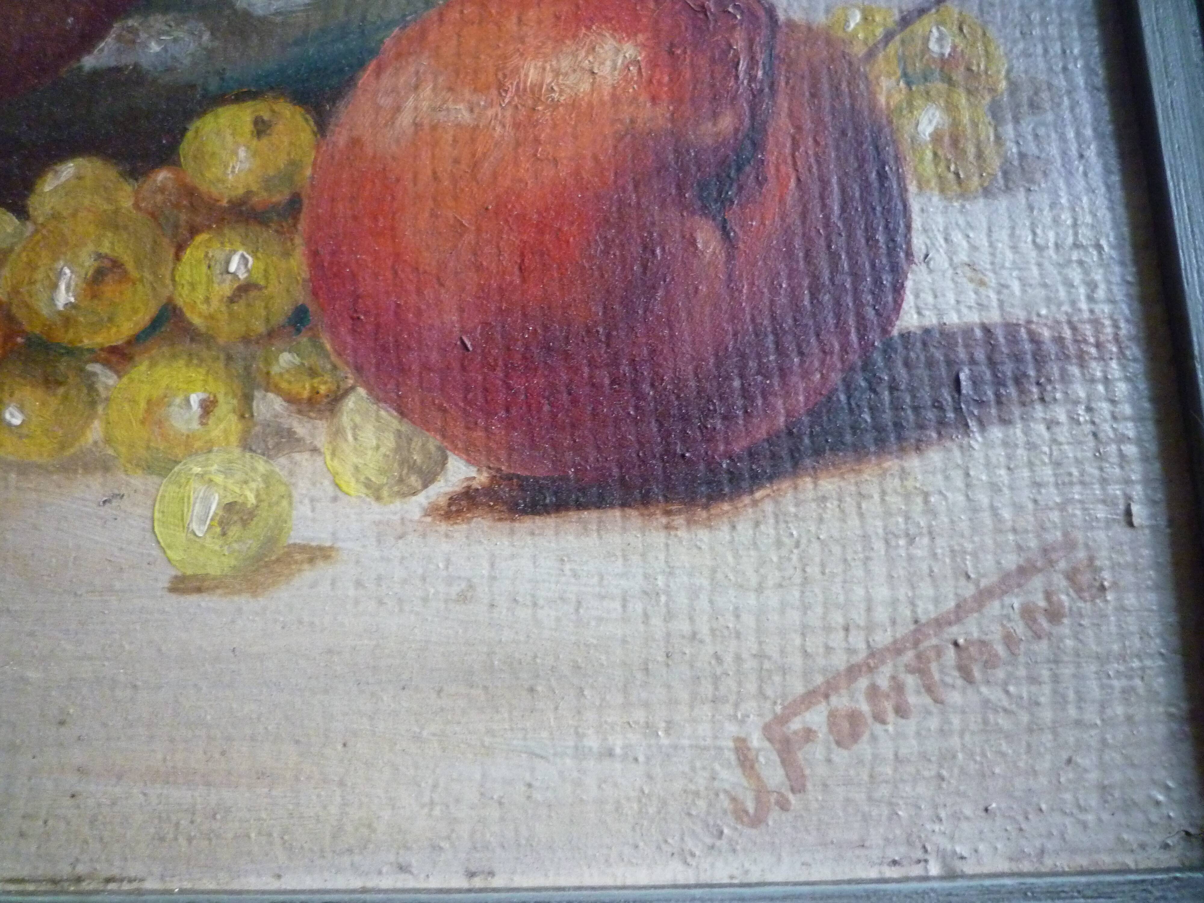 Still Life with Early Twentieth Century Peaches