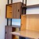 Library shelves of the 60s, Italian rosewood production
