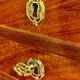 Double-sided EMPIRE Style DESK in Mahogany and gilded bronzes