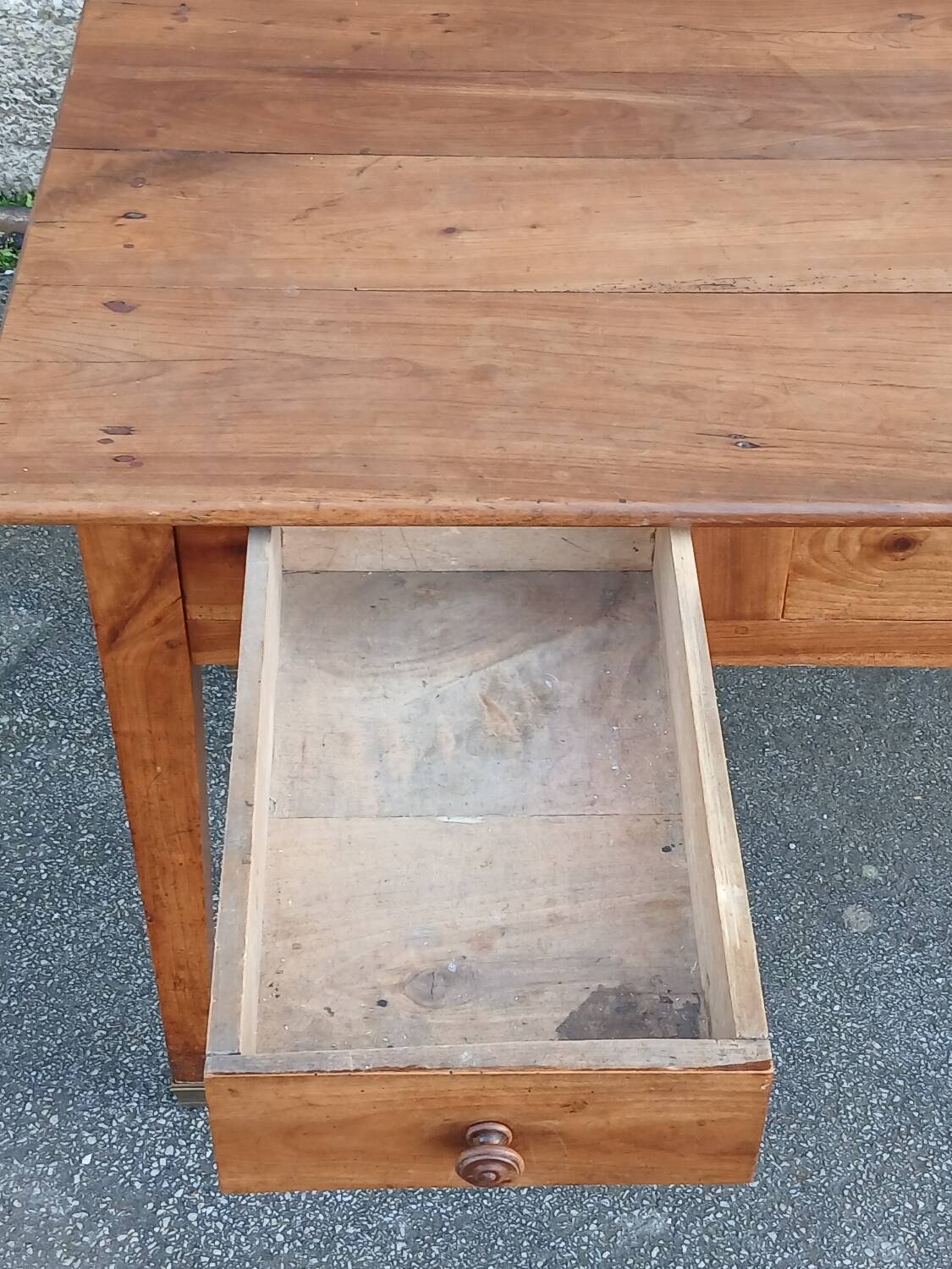Antique desk in cherry wood