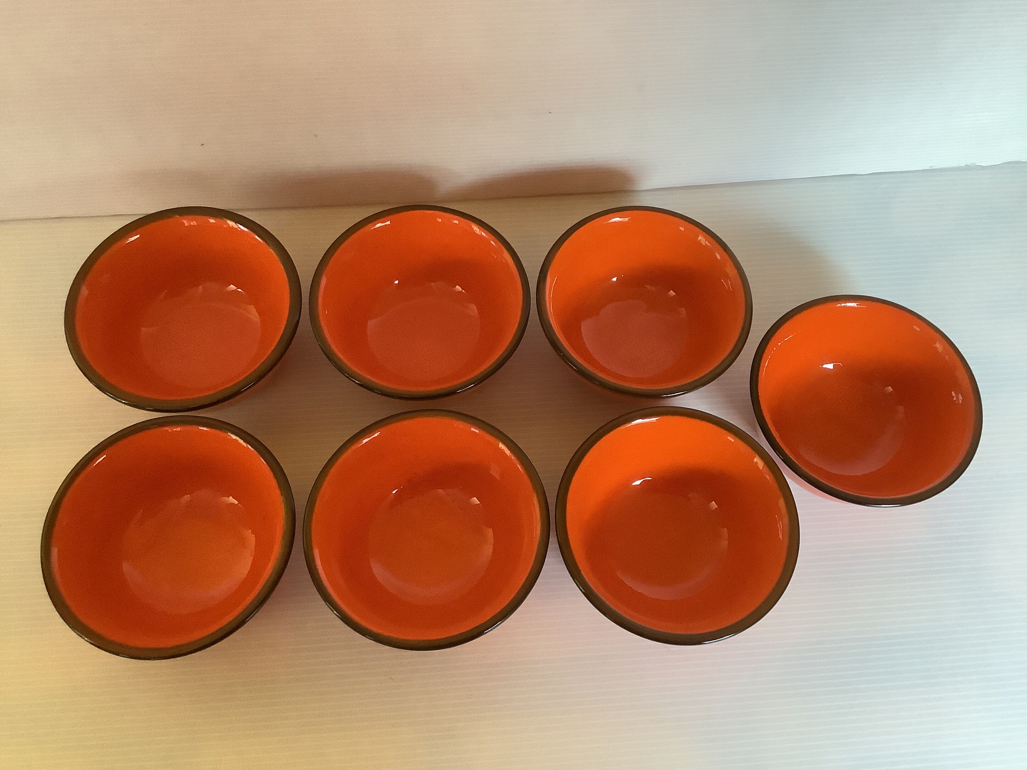 7 orange ramekins Germany