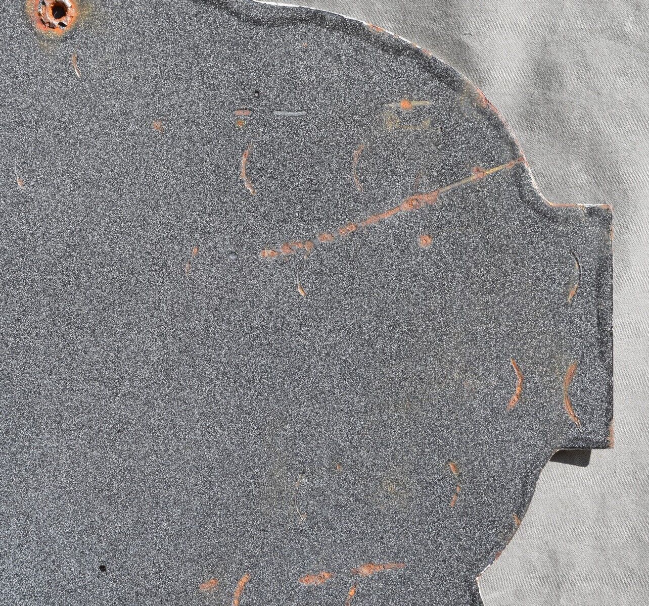 VINTAGE PLAQUE ENAMELED PUBLICITAIRE REDSKIN authorized distributor 30.7 x 26 cm