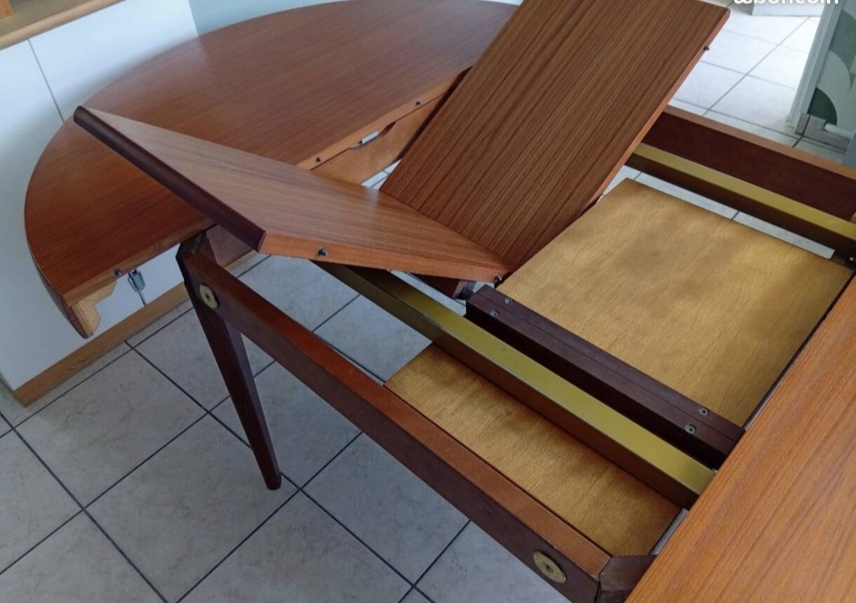 Table scandinave vintage teck