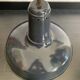 Vintage 1940s marine enamelled bowl pendant lamp - 47 x 40 cm