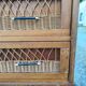 Vintage 4-drawer bamboo rattan chest of drawers