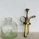 Vegetable vaporizer made of glass and brass