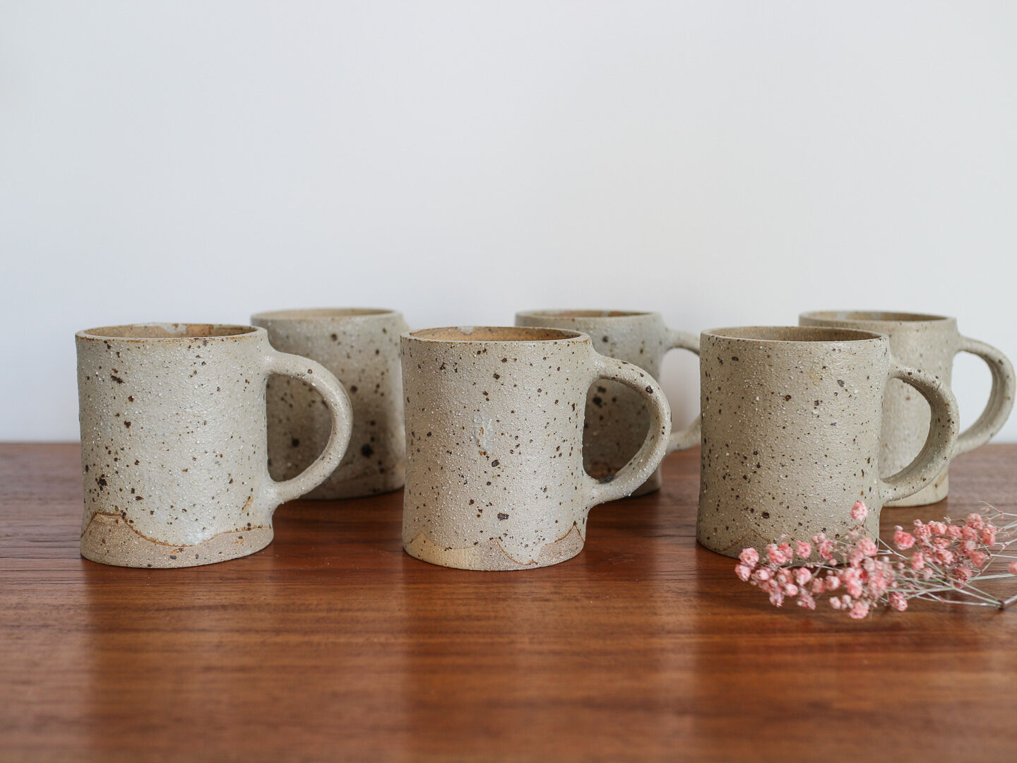 Grey sandstone mugs