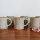 Mugs en grès gris