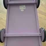 Doll bed on wheels // moulin roty walking trolley