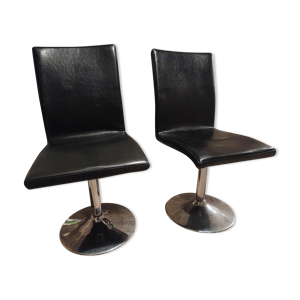 paire de chaises simili