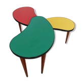 Been shaped coffee tables  vintage 1950