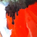 Red ceramic vase from Vallauris