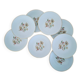 Fernand Deshoulières Chauvigny Porcelain Dinner Plates