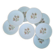 Fernand Deshoulières Chauvigny Porcelain Dinner Plates