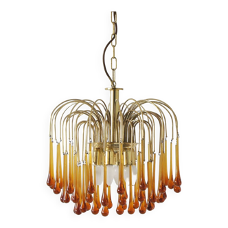 Mid-Century Murano Teardrop Chandelier