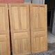 4 old cupboard doors in pitch pine