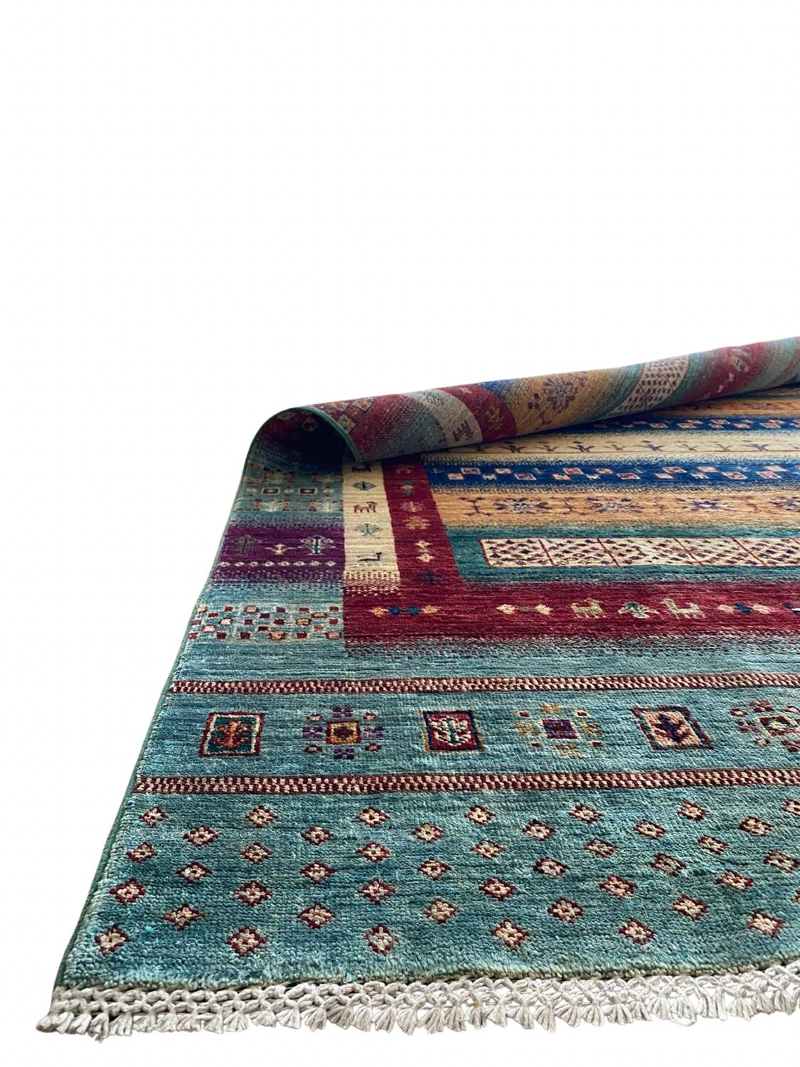 Tapis Afghan - Fait main - Neuf