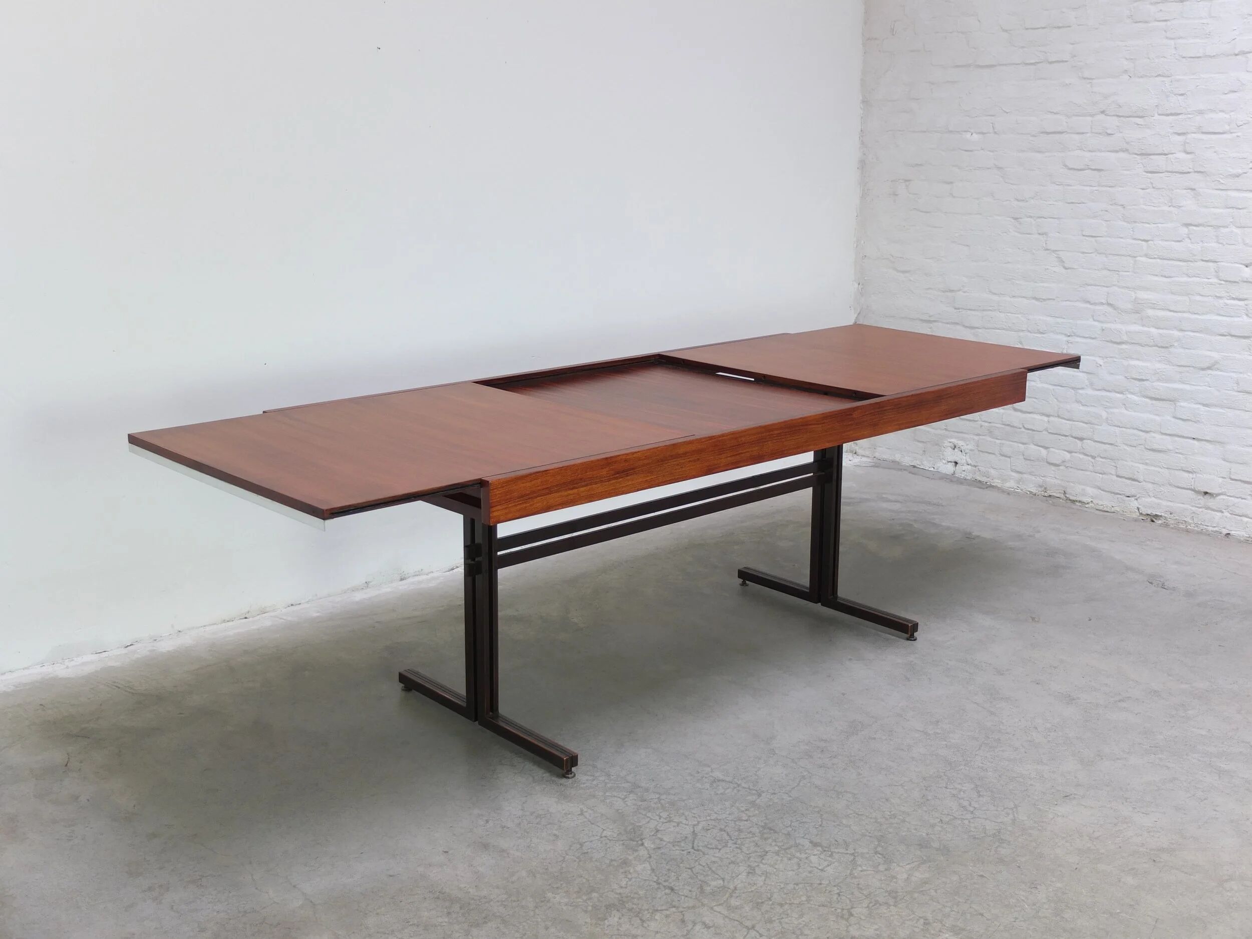 Rare freestanding table desk by Roger De Winter for E.M.Y., 1965