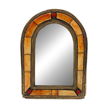 Miroir marocain laiton années 80