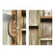 Patinated wooden wall window