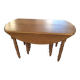 Oak table for 20 people.