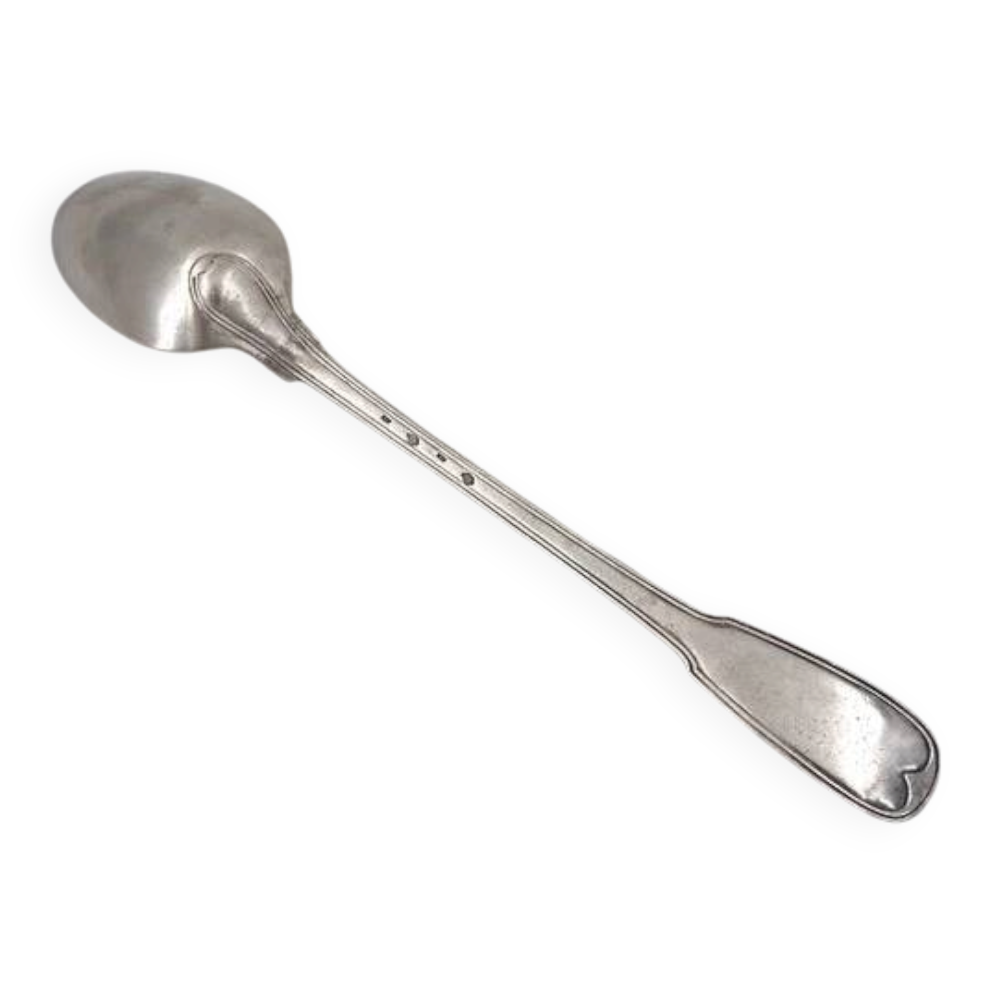 Serving spoon, XVIII century, solid silver, Auch Jean Affre, 32.6 cm, 179 g