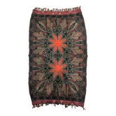 Plaid en laine Jacquard à décor Jamawar 173 × 109 cm