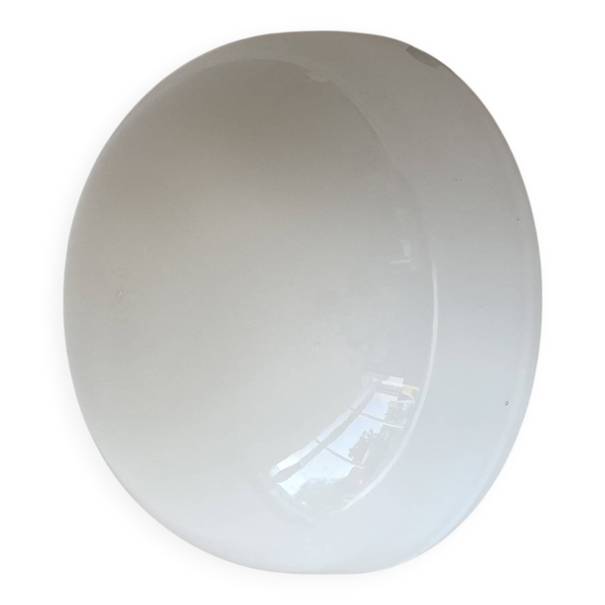 Small half-spherical wall and ceiling light 15 cm opaline glass