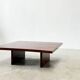 Rustic 1970's Wabi-Sabi French coffee table