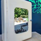 Metal medicine cabinet mirror