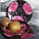 Three ceramic dessert plates from Vallauris 50s