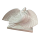 Cracked ceramic doves, signed Lejan