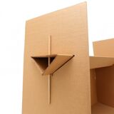 Olivier Leblois 1993 eco-design cardboard shelf